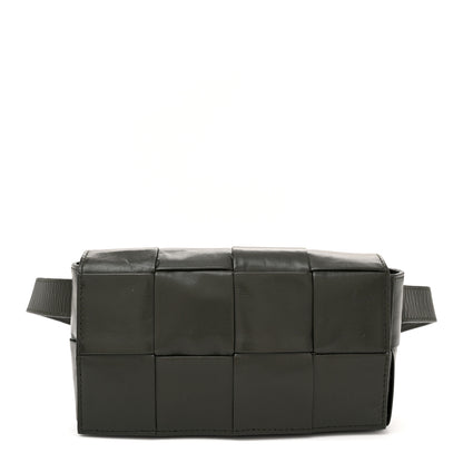 Bottega Veneta Paper Calfskin Intrecciato Cassette Belt Bag Crocodile 1 of 11
