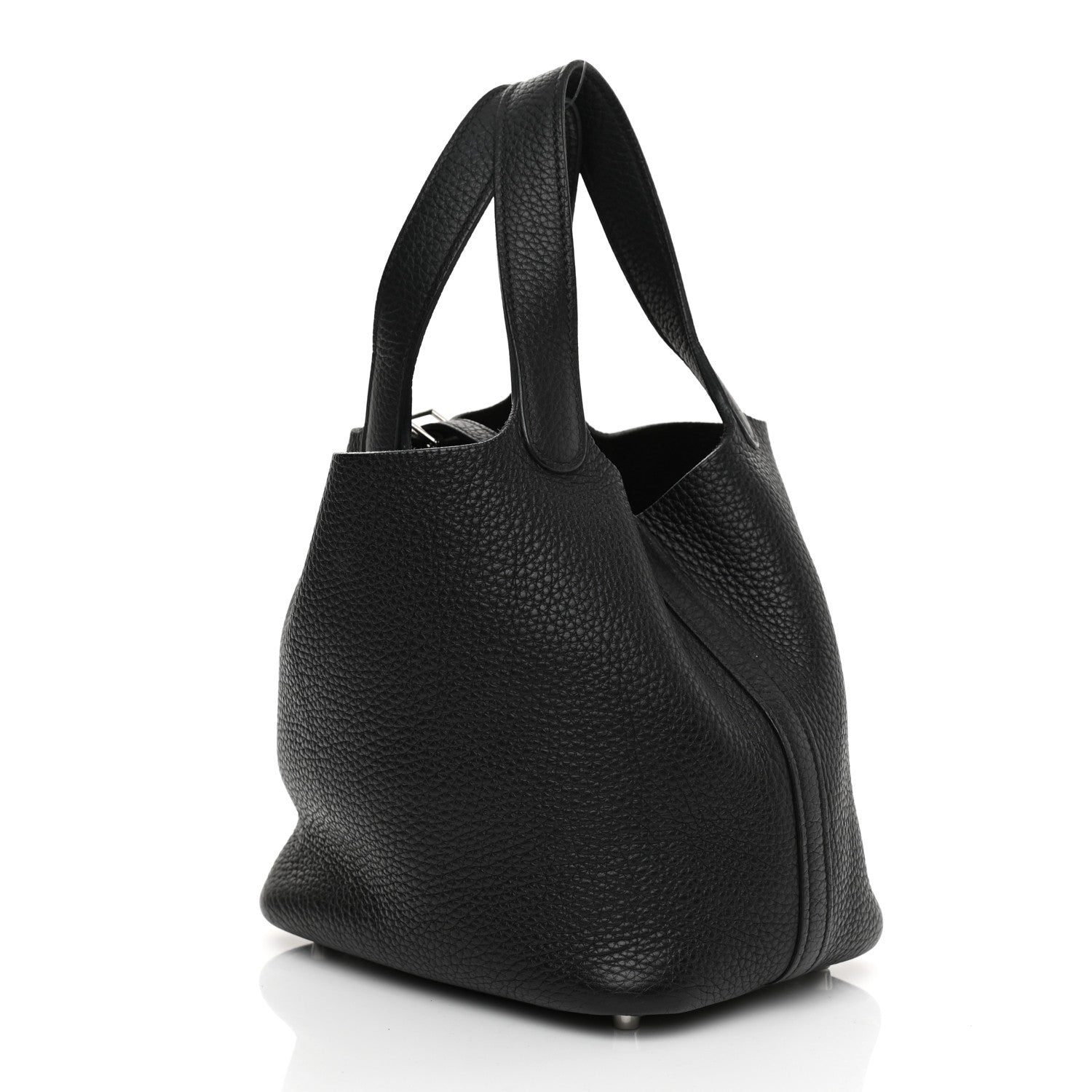 Hermes Taurillon Clemence Picotin Lock 18 PM Black 3 of 8