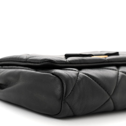 Salvatore Ferragamo Nappa Quilted Ginny Crossbody Black 8 of 9