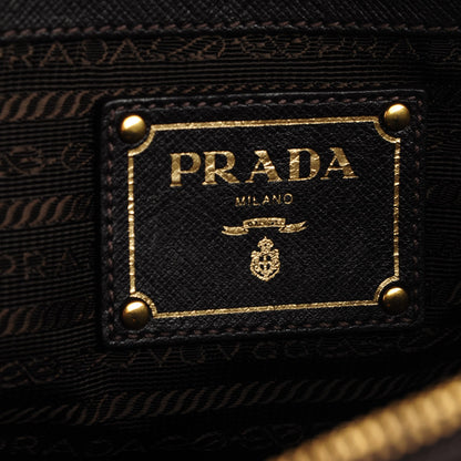Prada Saffiano Tessuto Nylon Satchel Ebano 10 of 11