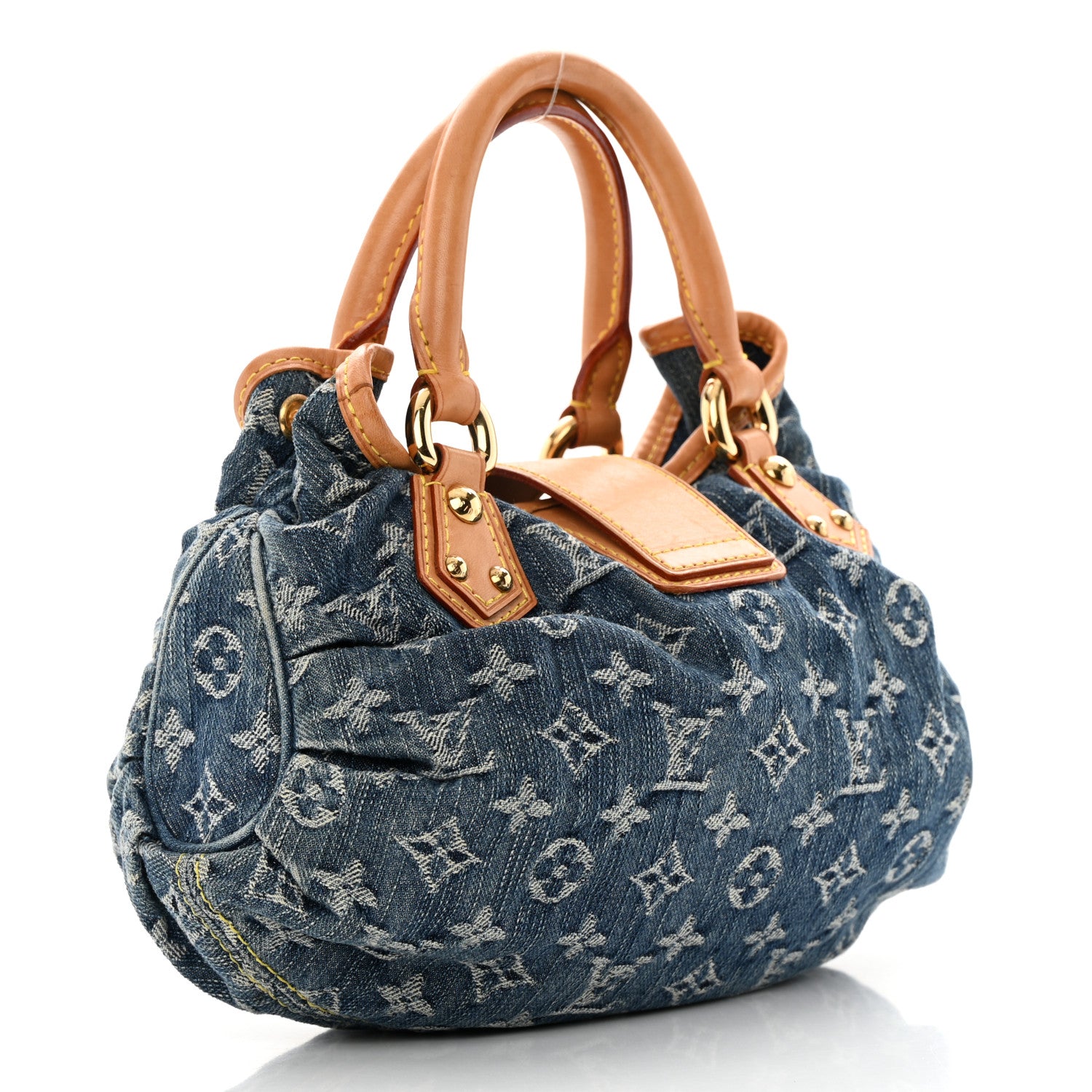 Louis Vuitton Monogram Denim Pleaty Blue 3 of 14