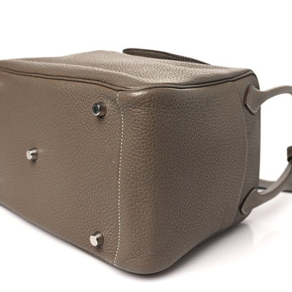 Hermes Taurillon Clemence Lindy 30 Etoupe 9 of 9