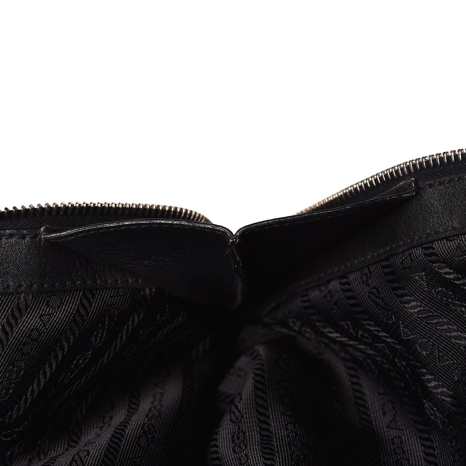 Prada Soft Calfskin Dome Sachel Black 8 of 15