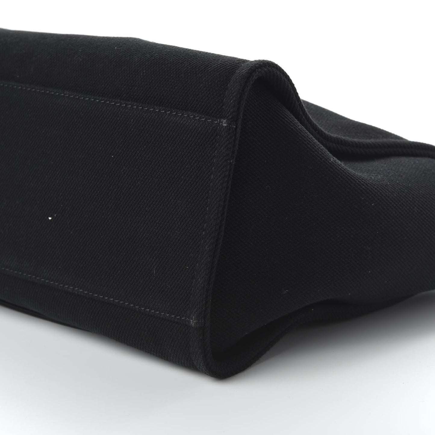 Canvas Pearl Medium Deauville Tote Black