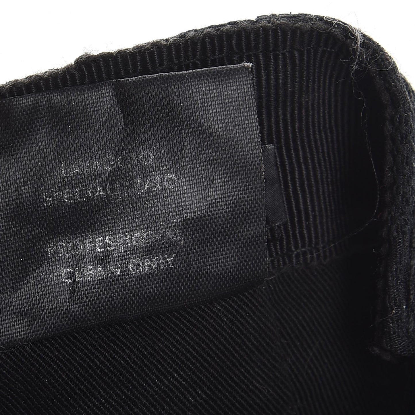 Monogram Web Baseball Hat M Black