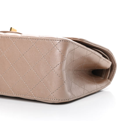 Chanel Metallic Calfskin Quilted 2.55 Reissue 226 Flap Dark Gold 10 of 17
