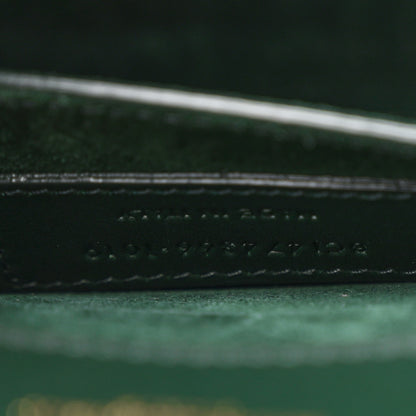 Saint Laurent Smooth Calfskin Small Classic Monogram Kate Tassel Satchel Dark Mint 7 of 10