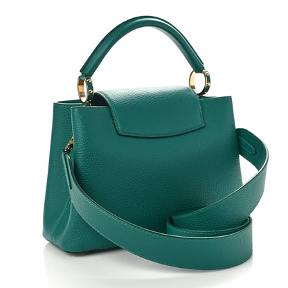 Louis Vuitton Taurillon Capucines BB Emerald 3 of 8