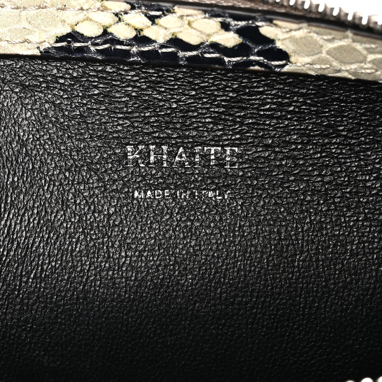 Khaite Python Embossed Lina Bag Natural 6 of 9