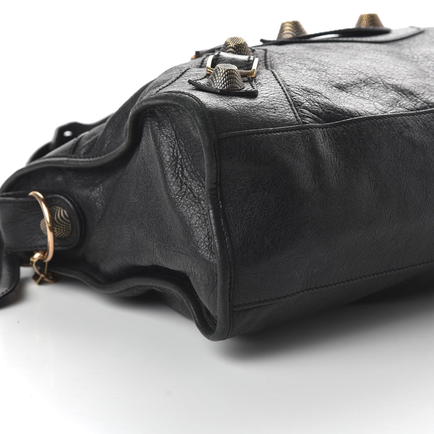Agneau Giant 21 Rose Gold Hardware City Black