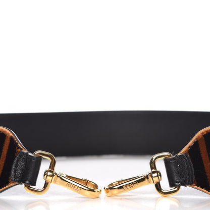 Fendi Velvet Tapestry FF Strap You Tobacco 6 of 6