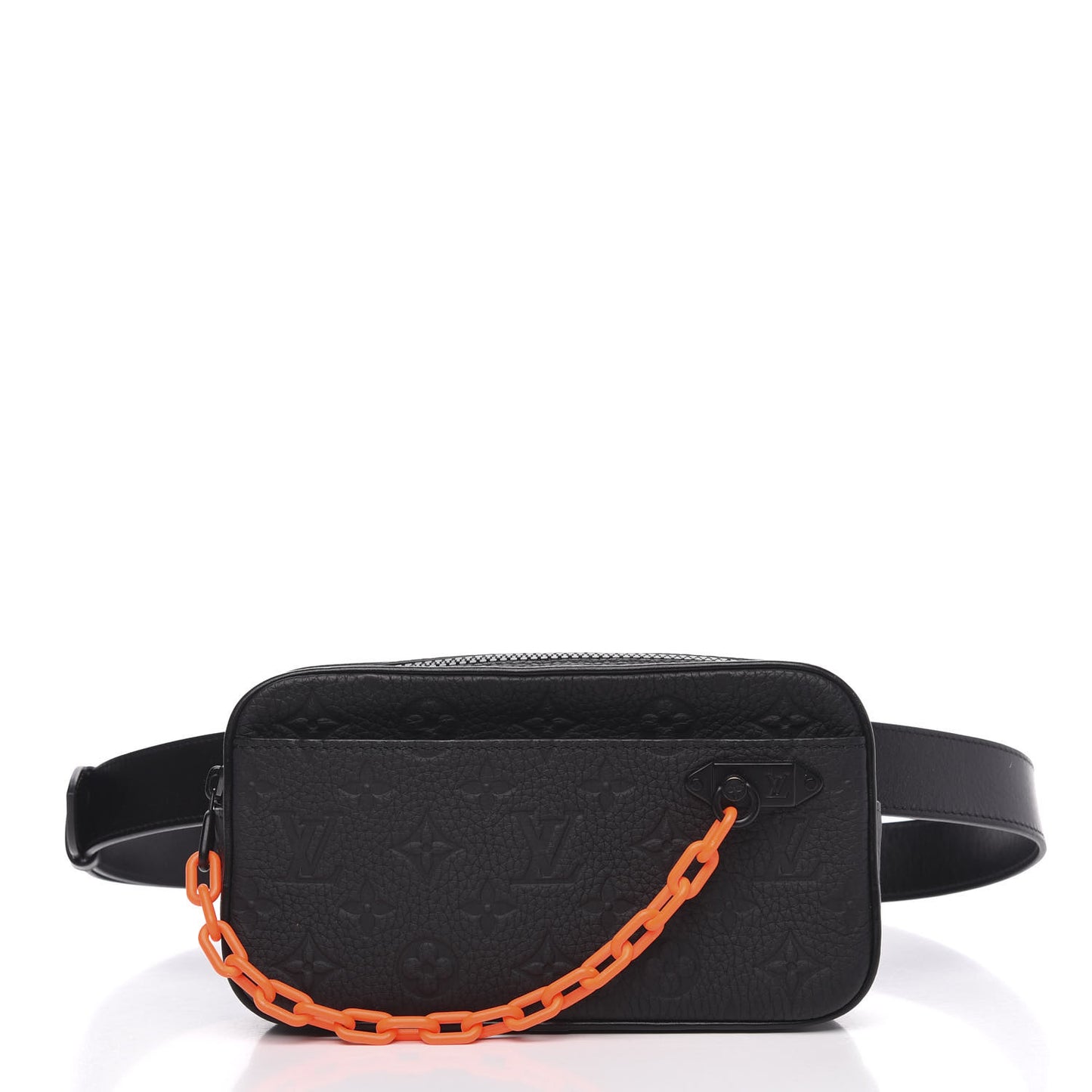 Taurillon Monogram Uniformes Solar Ray Soft Pochette Volga Belt Bag Black