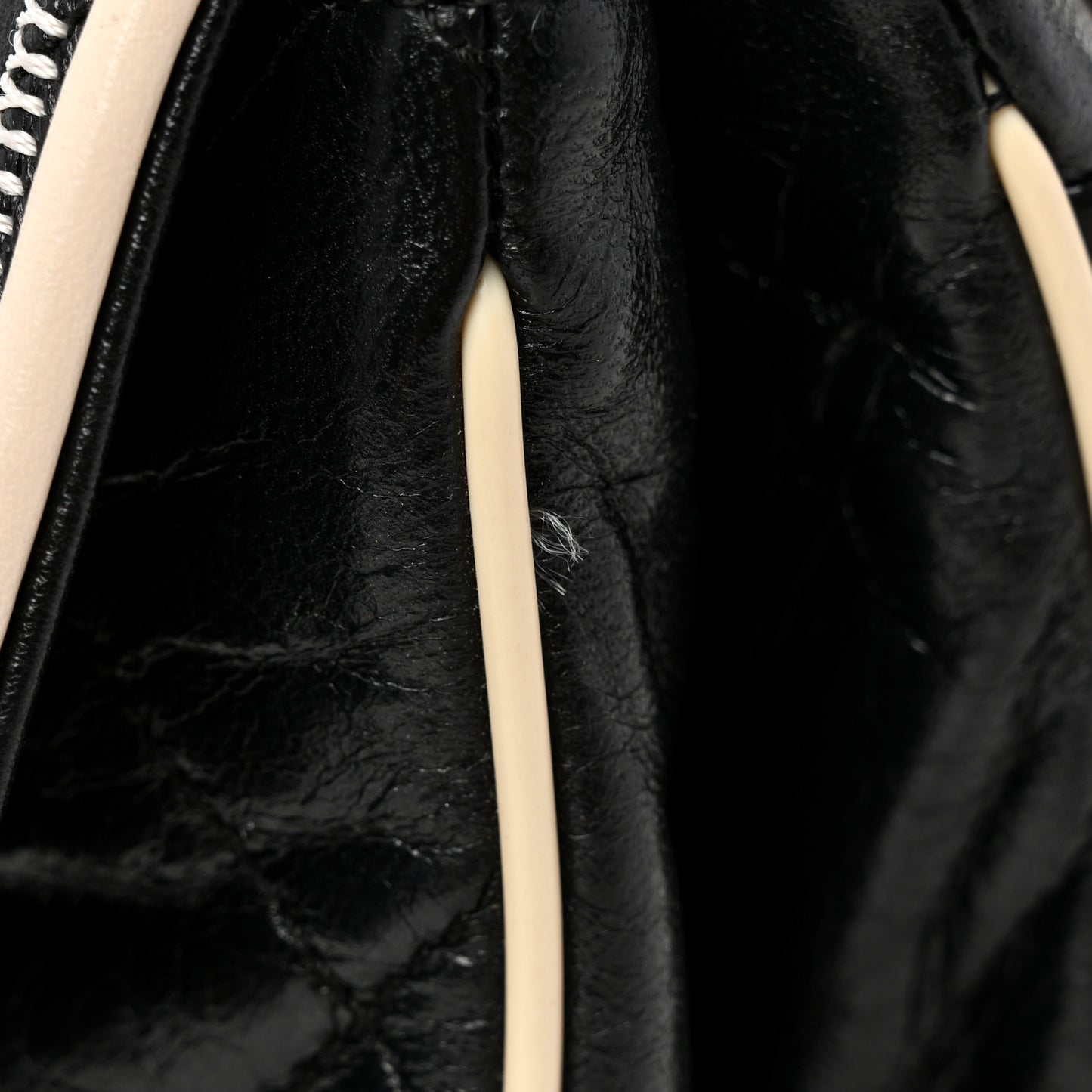 Lambskin East West Mademoiselle Flap Black