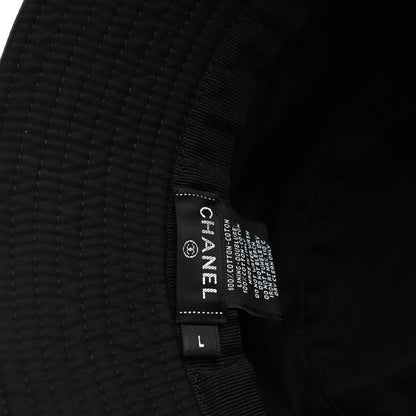 Chanel Cotton CC Bucket Hat Black 8 of 8