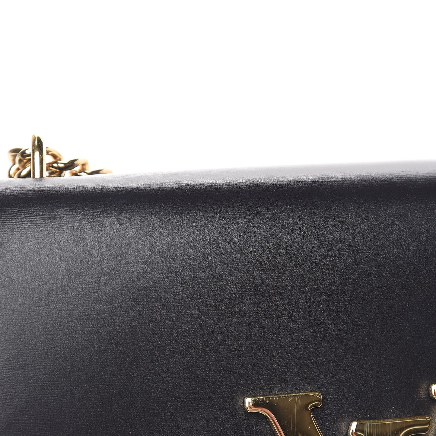 Calfskin Chain Louise MM Black