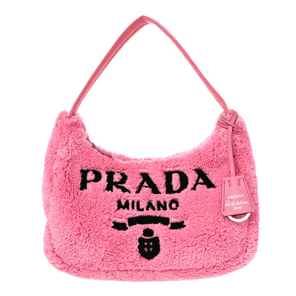 Prada Terry Cloth Mini Re-Edition 2000 Bag Petalo Black 1 of 9