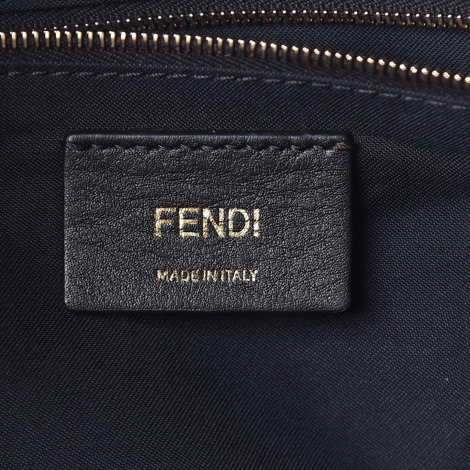 Fendi Nappa FF 1974 Embossed Small Boston Black 8 of 11
