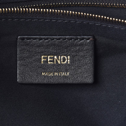 Fendi Nappa FF 1974 Embossed Small Boston Black 8 of 11