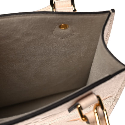 Louis Vuitton Empreinte Monogram Giant By The Pool Petit Sac Plat Cream Saffron 7 of 11
