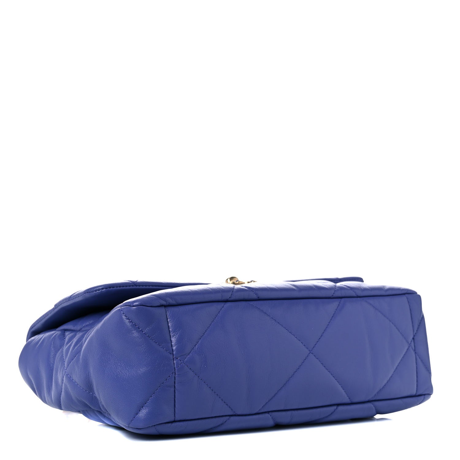 Chanel Lambskin Quilted Large Chanel 19 Flap Purple 4 of 10