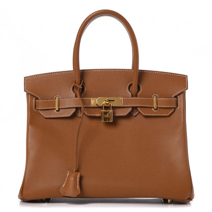 Hermes Epsom Birkin 30 Gold 1 of 49