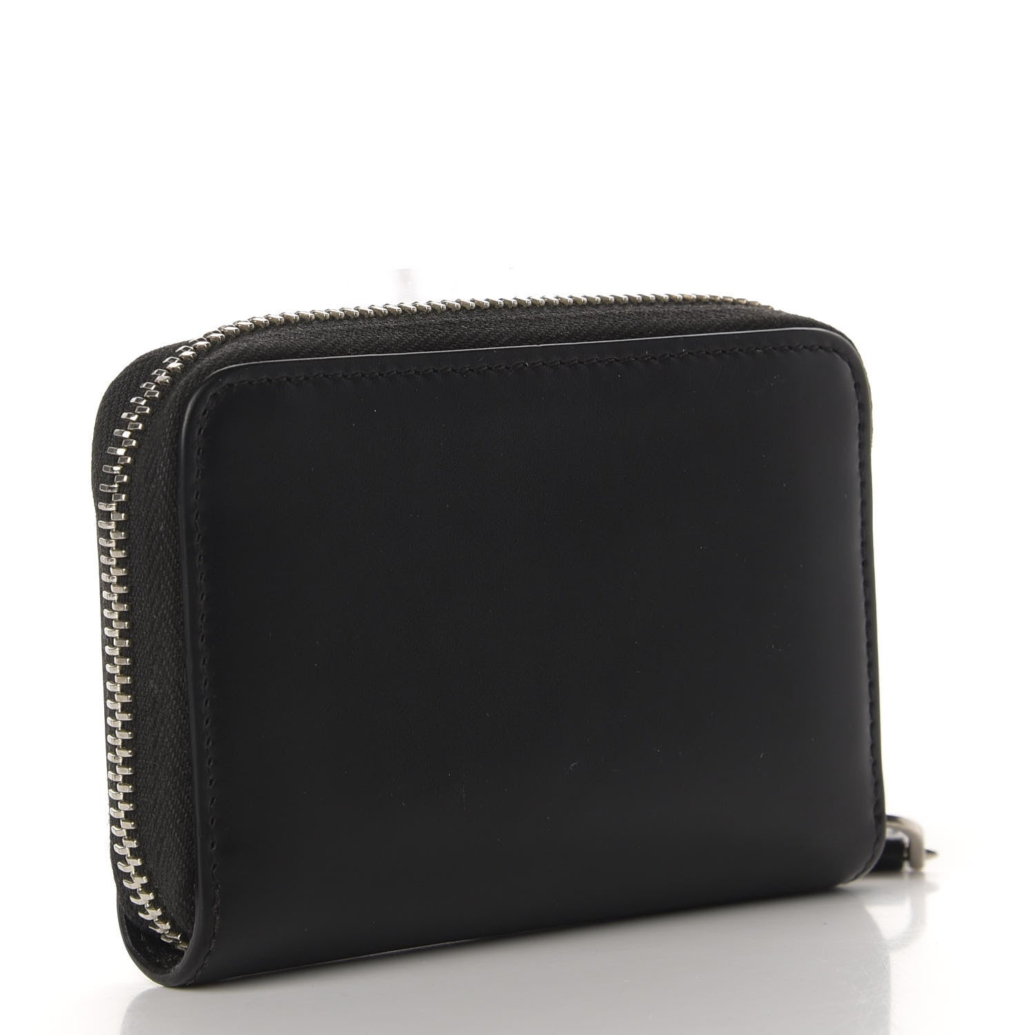 Givenchy Calfskin Logo Print Mini Zip Wallet Black 3 of 7