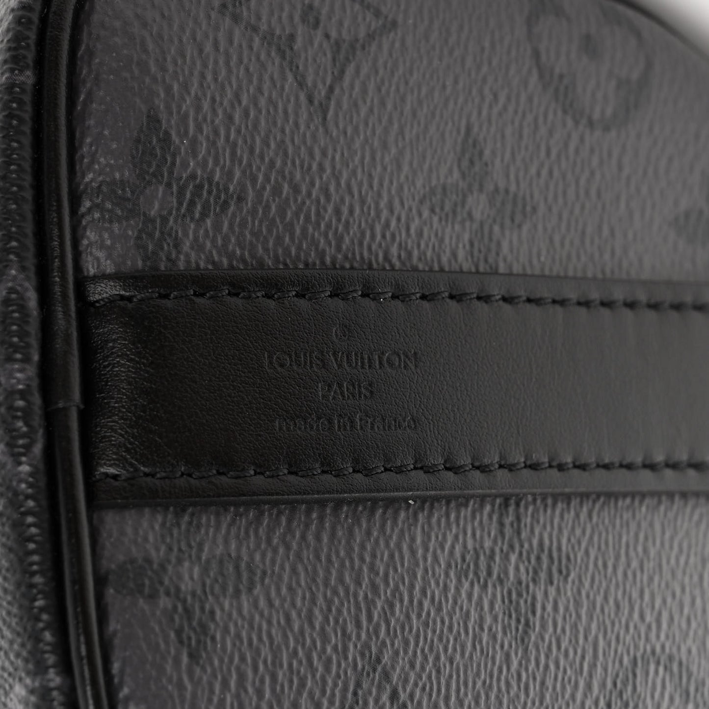 Reverse Monogram Eclipse Keepall XS Black