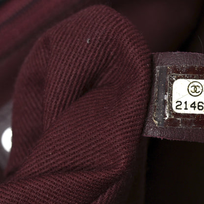 Chanel Lambskin Chevron Quilted Double Stitch Jumbo Double Flap Black 7 of 10