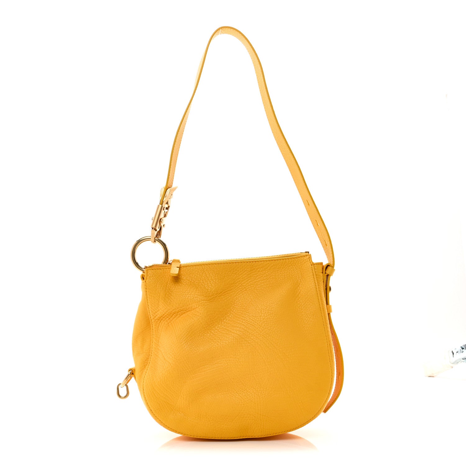 Burberry Grainy Calfskin Small Knight Crossbody Bag Mimosa 1 of 9