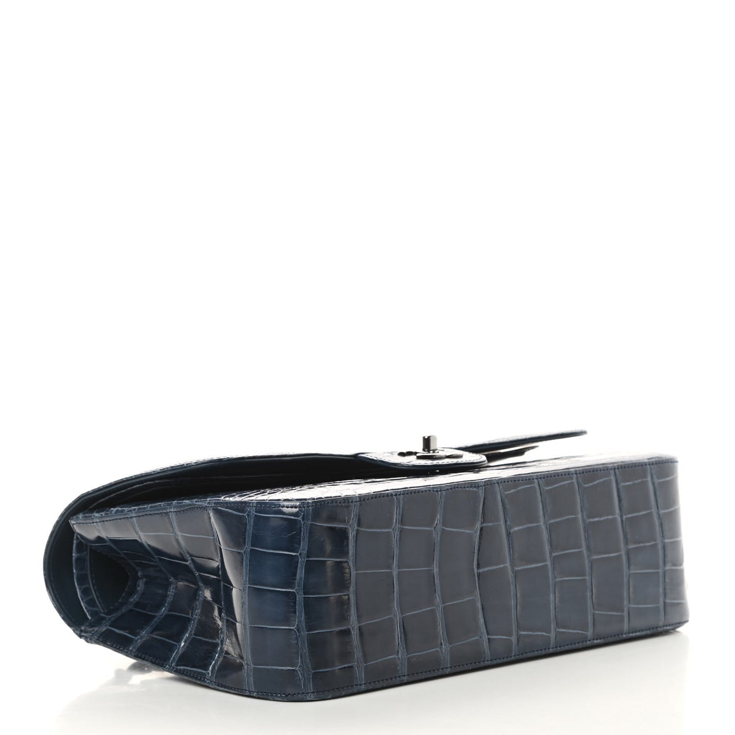Alligator Jumbo Double Flap Blue