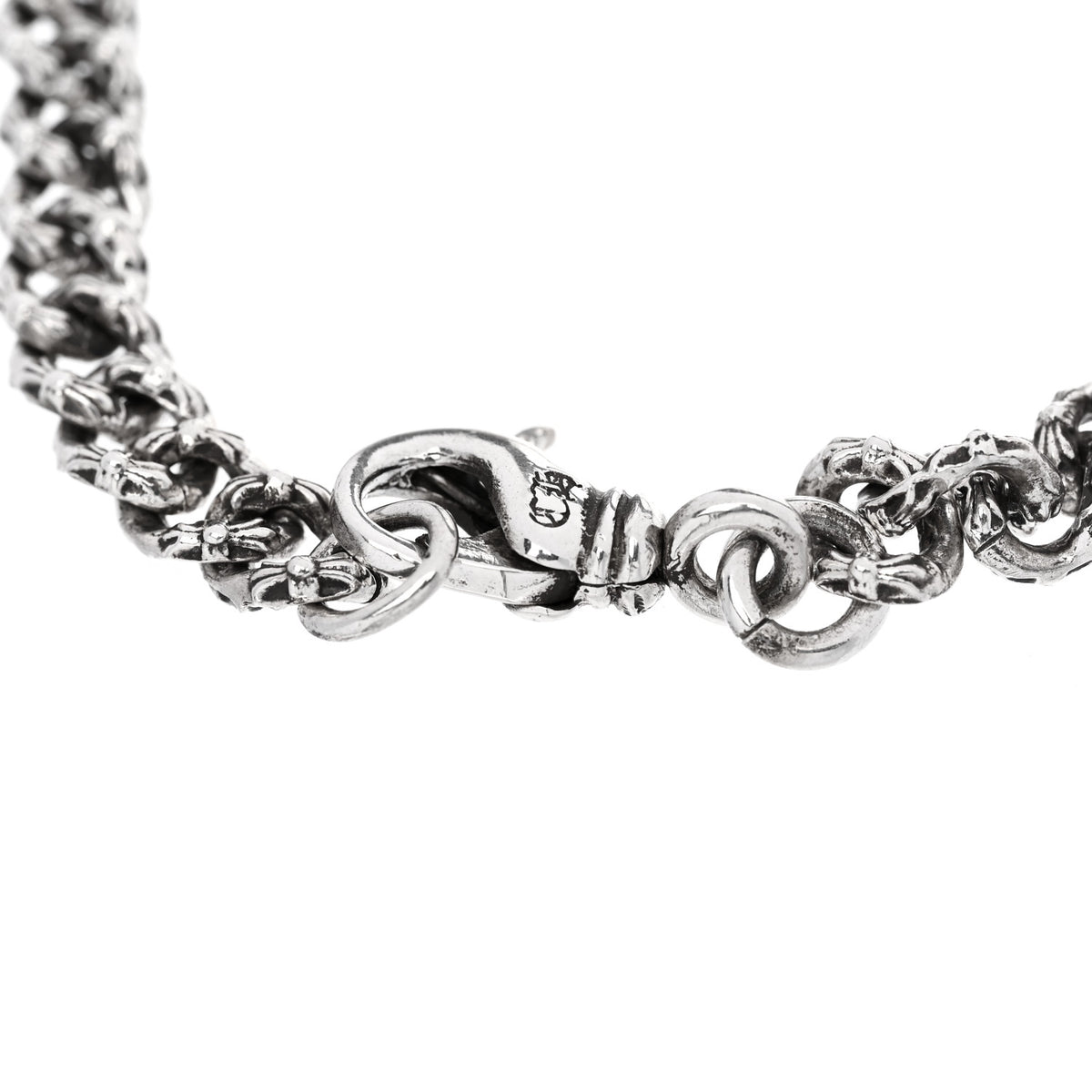 Sterling Silver Mini Extra Fancy Link Bracelet