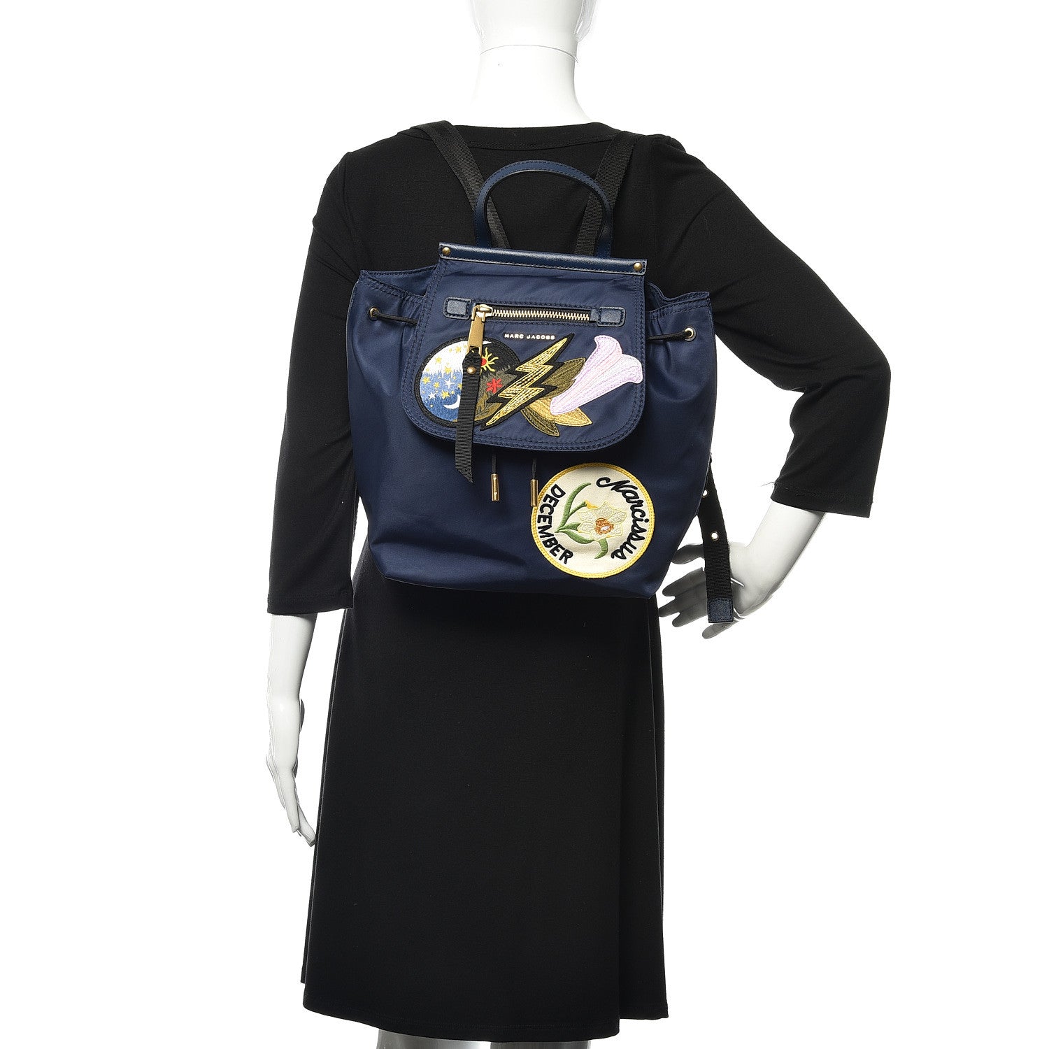 Marc Jacobs Nylon Patchwork Backpack Blue 2 of 10