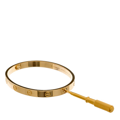 Cartier 18K Yellow Gold LOVE Bracelet 18 5 of 6