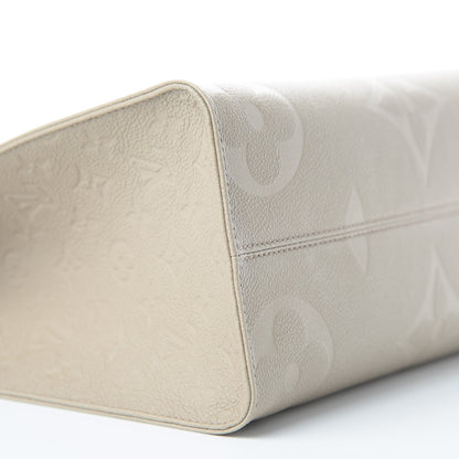 Louis Vuitton Empreinte Monogram Giant Onthego MM Tourterelle 7 of 10