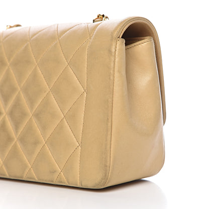 Chanel Lambskin Quilted Small Flap Beige 18 of 26