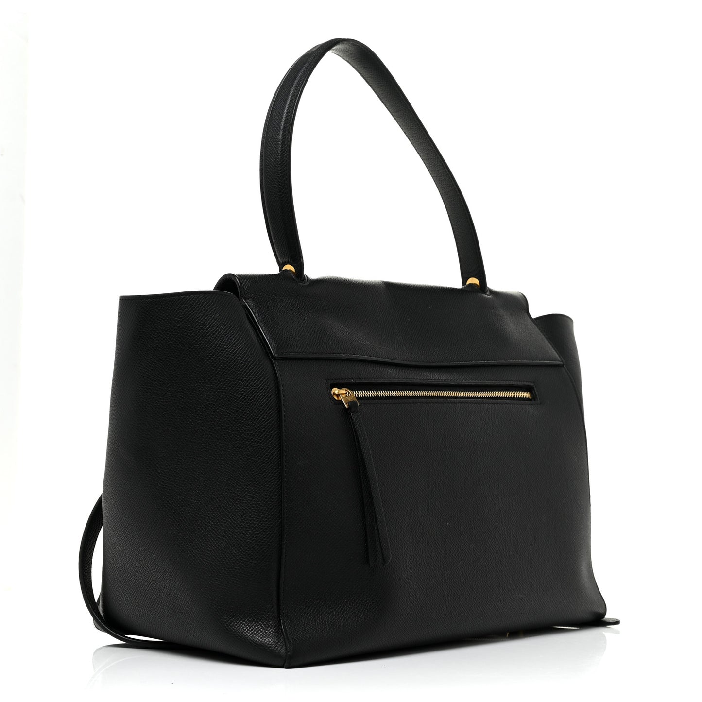 Grained Calfskin Small Belt Bag Black
