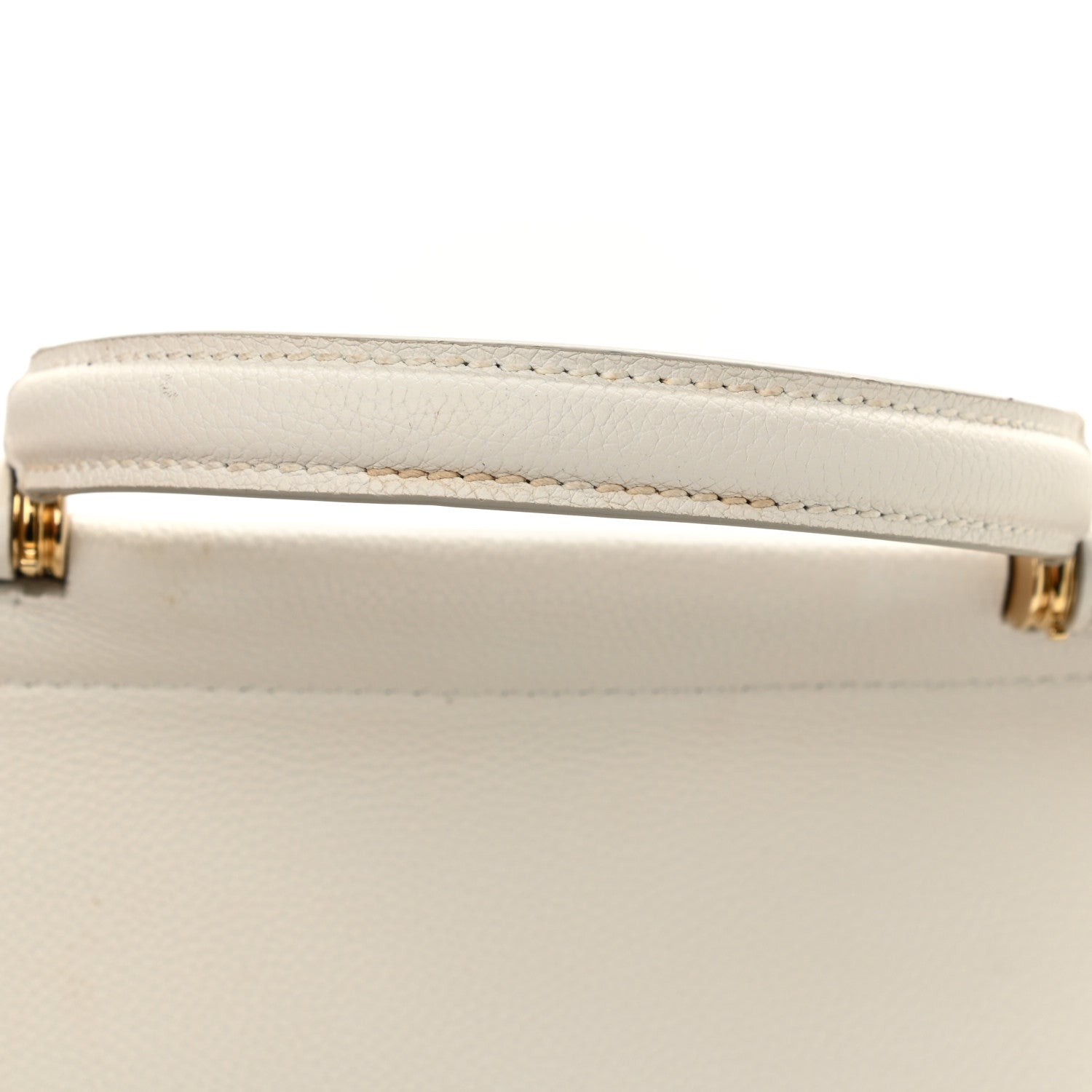 Dolce & Gabbana Calfskin Medium Sicily Soft Satchel White 14 of 14