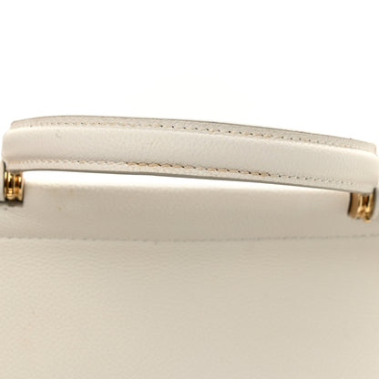 Dolce & Gabbana Calfskin Medium Sicily Soft Satchel White 14 of 14