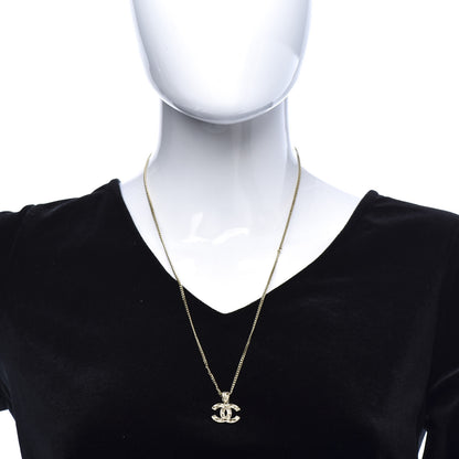 Chanel Tweed Effect CC Necklace Gold 2 of 6