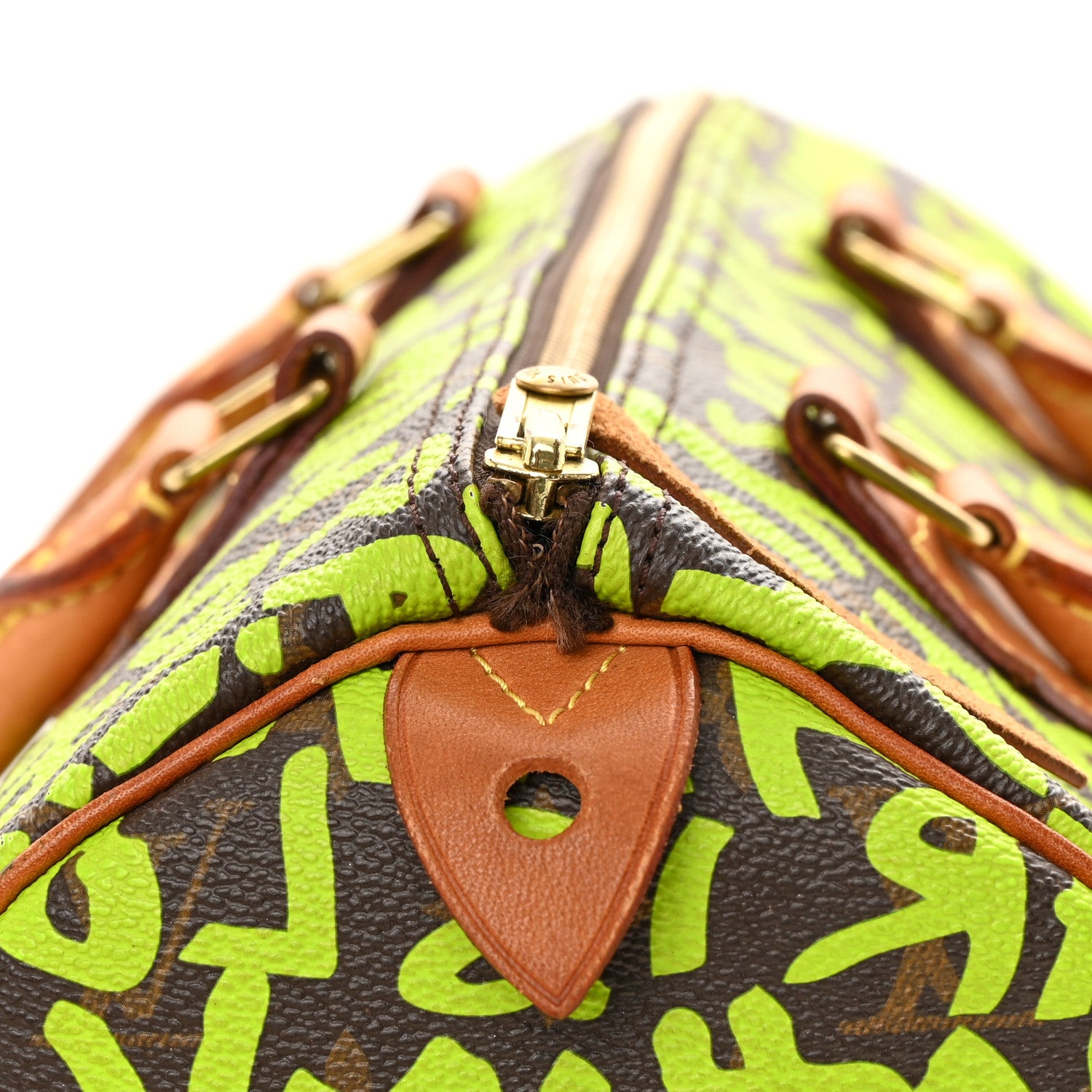 Louis Vuitton Monogram Graffiti Speedy 30 Green 16 of 16