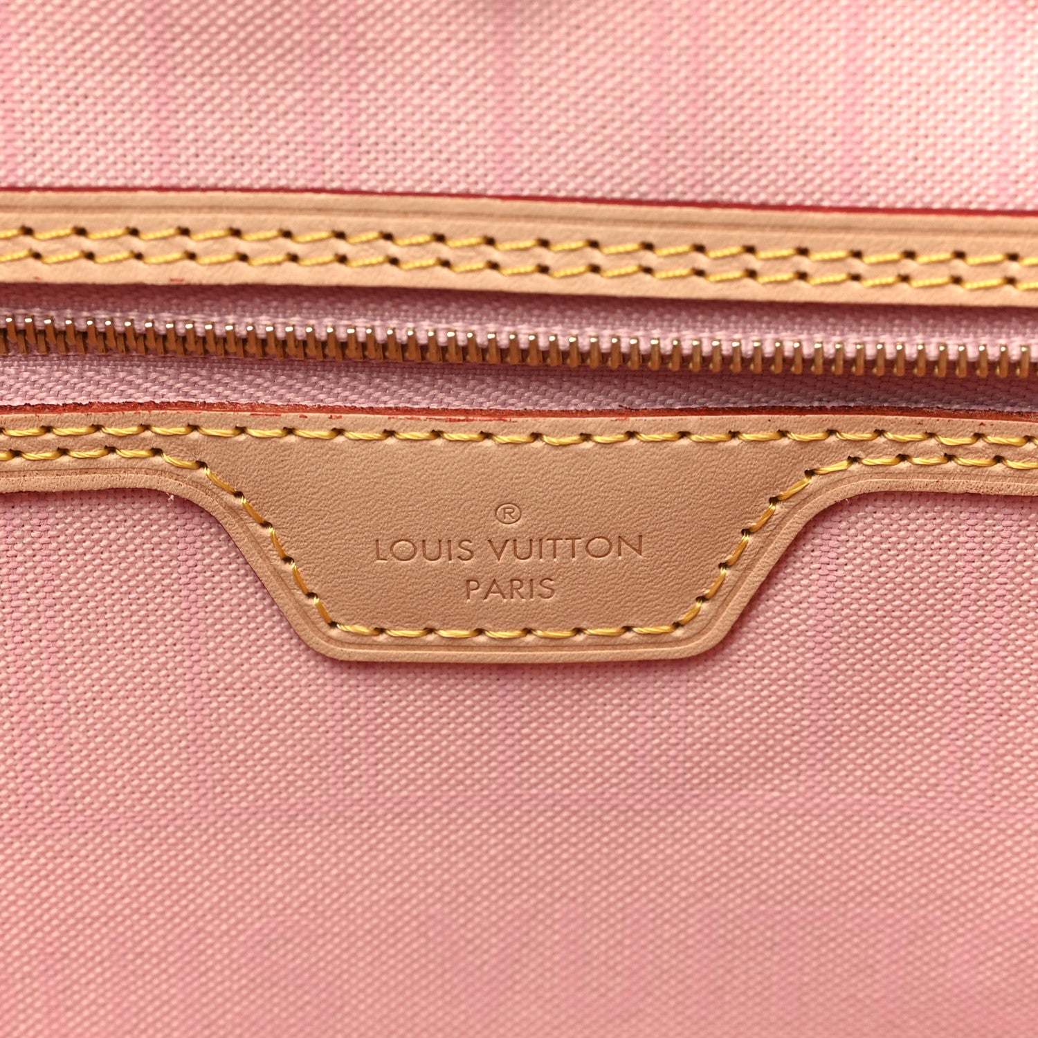 Louis Vuitton Damier Azur Neo Neverfull MM Rose Ballerine 7 of 10