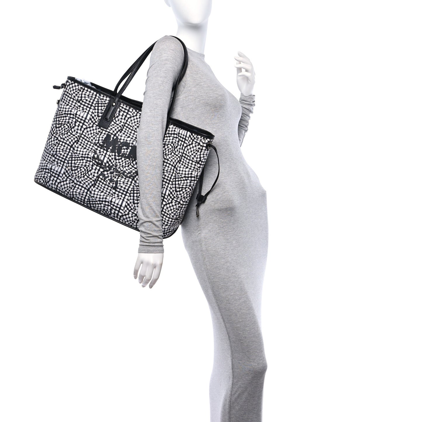 Visetos Large Liz Reversible Shopper Tote Black