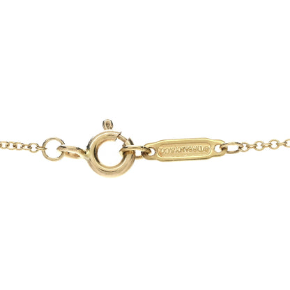 Tiffany 18K Yellow Gold Notes Letter S Disc Charm Pendant Necklace 4 of 7