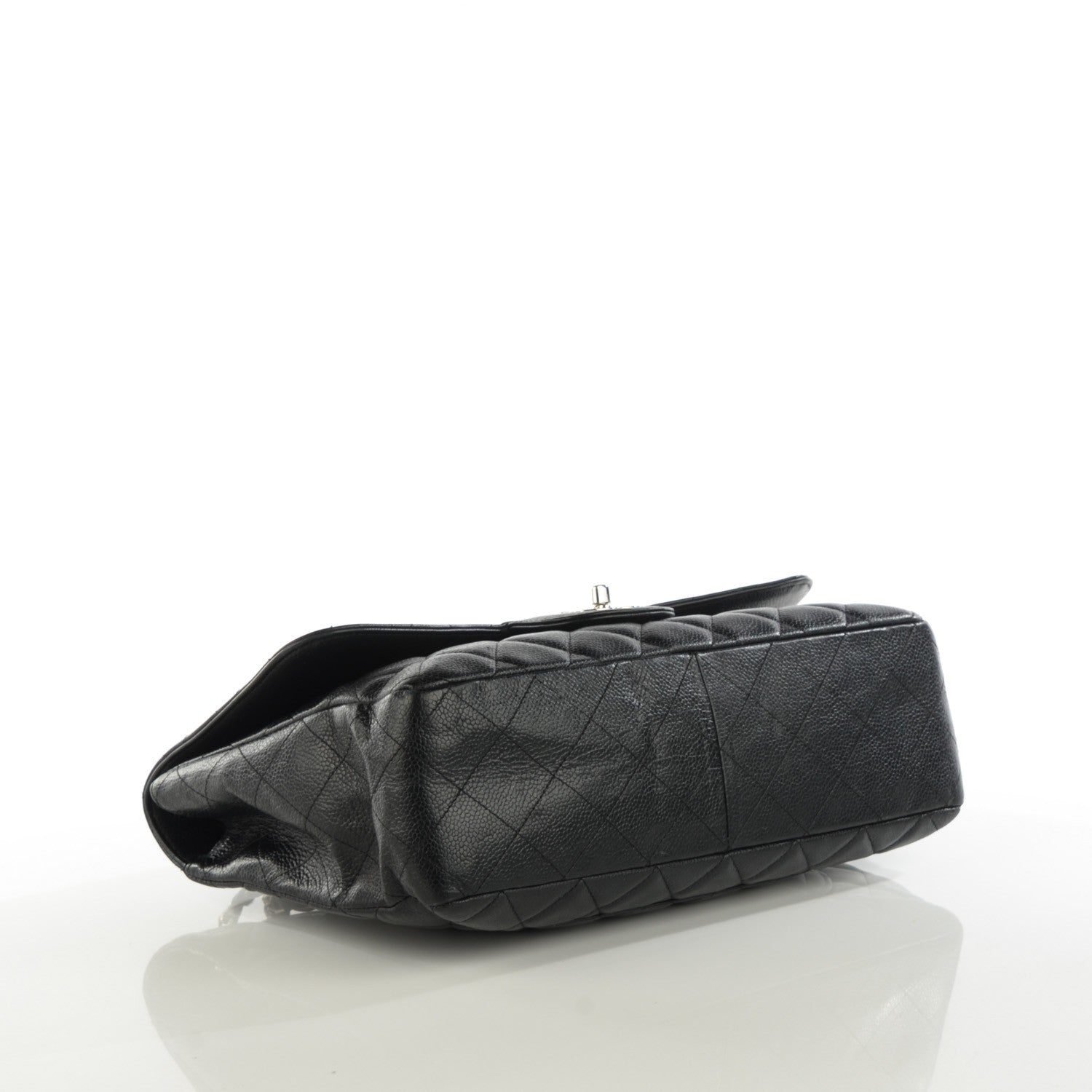 Chanel Caviar Quilted Jumbo Single Flap Black 4 of 8