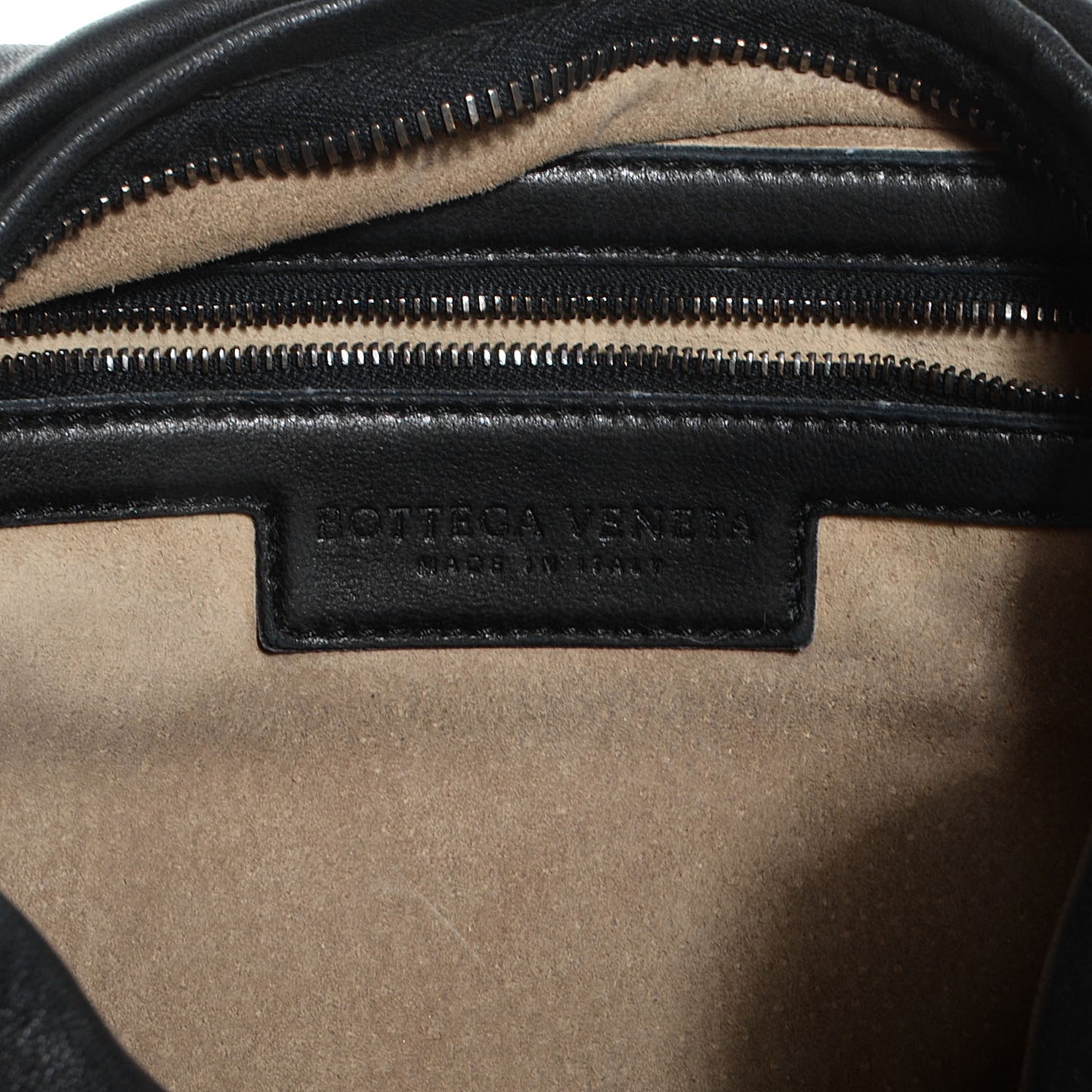 Nappa Intrecciato Patchwork Medium Hobo Black