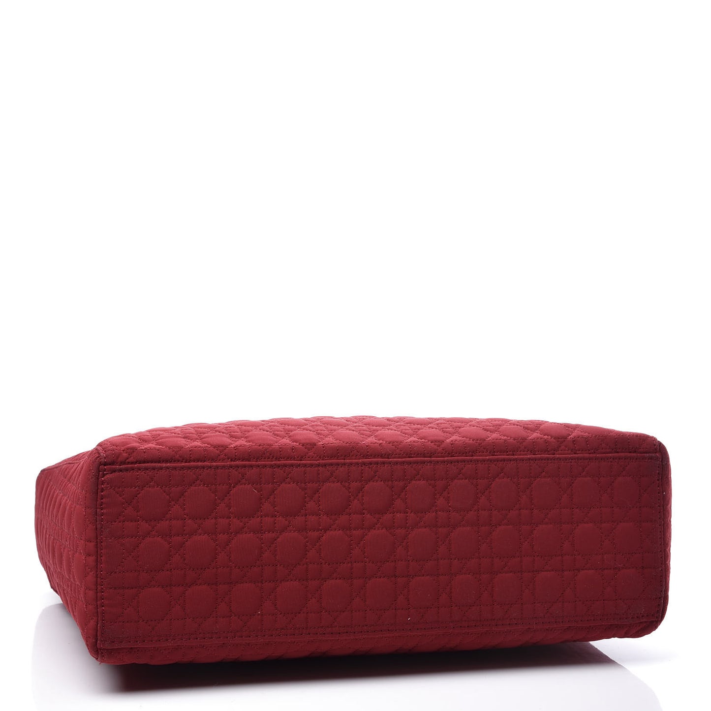 Nylon Cannage Large Lady Dior Red
