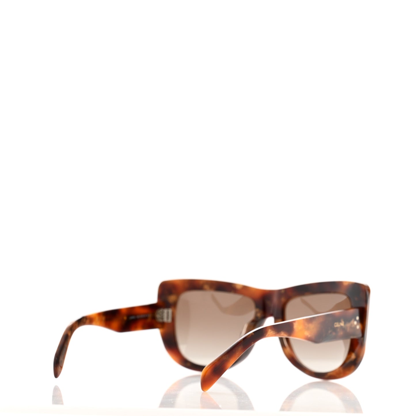 Acetate Square Sunglasses CL40157U Brown