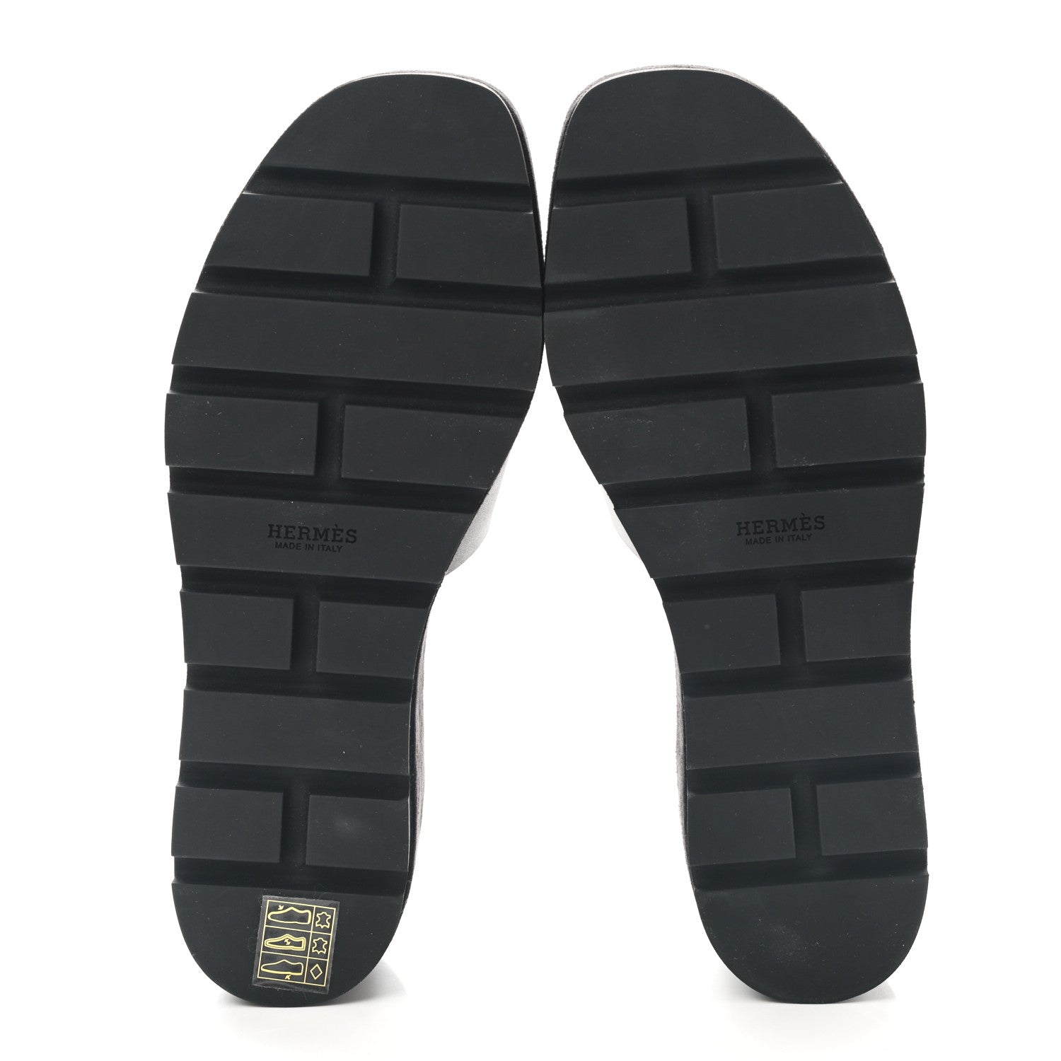 Hermes Calfskin Suede Eze 30 Sandals 37 Black 5 of 9