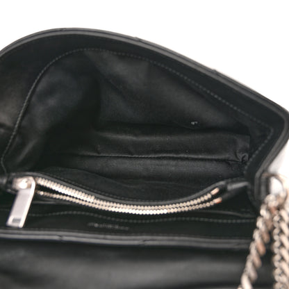 Saint Laurent Calfskin Y Quilted Monogram Small Loulou Chain Satchel Black 5 of 11