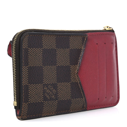 Louis Vuitton Damier Ebene Recto Verso Card Holder Red 3 of 10